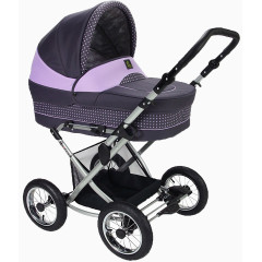 紫色婴儿车