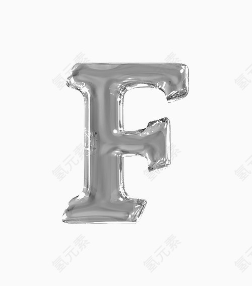 琥珀字母F