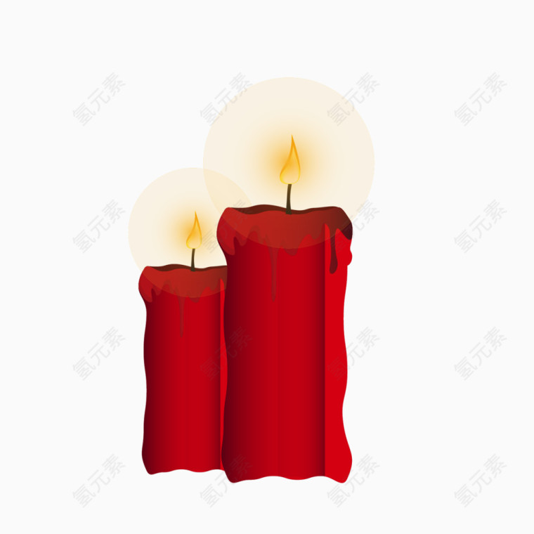 红色蜡烛