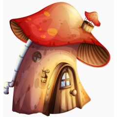 童话世界里的蘑菇小屋