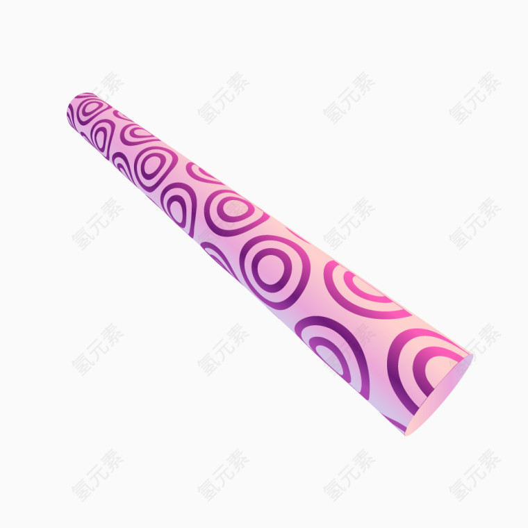 紫色圆柱体