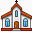 教堂建筑图标