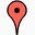 红色的点google-map-pin-icons