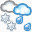 15 snow rain Icon