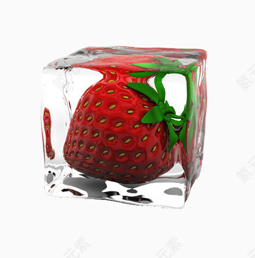 草莓冰块