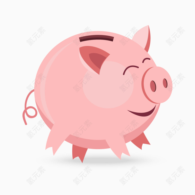 卡通猪猪存钱罐