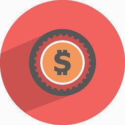 美元硬币flat-finance-icons