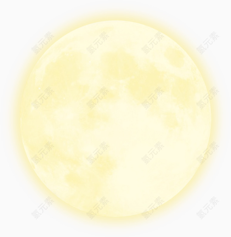 圆圆的月亮