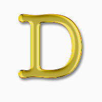 黄金字母D