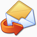 前进电子邮件邮件消息信信封下一个是 的可以箭头对的好啊iCandy初级工具栏