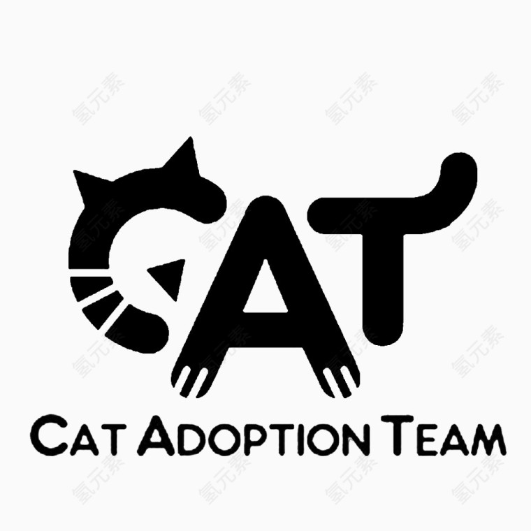 猫个性logo