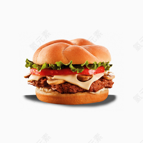 食物快餐汉堡三明治香肠