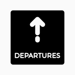 departure出发标志图标