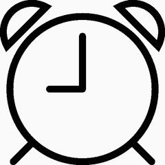 时间和日期的闹钟图标