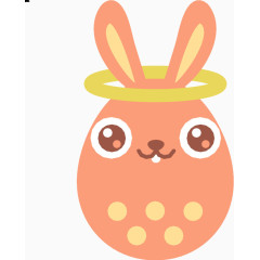 天使Easter-Egg-Bunny-icons