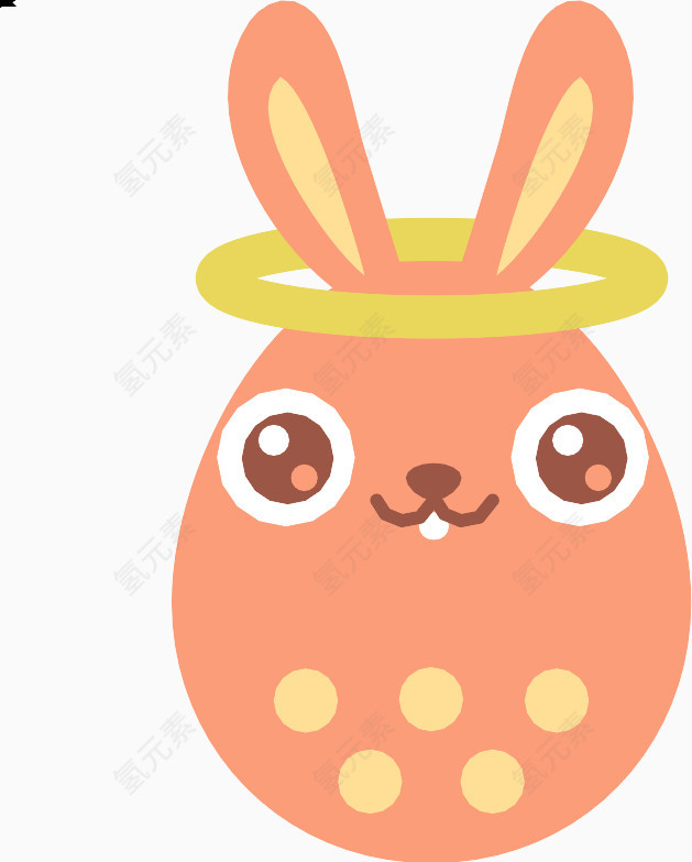 天使Easter-Egg-Bunny-icons
