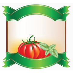  西红柿花纹边框