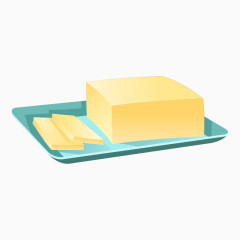 卡通切片奶酪