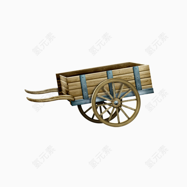 木质拉车