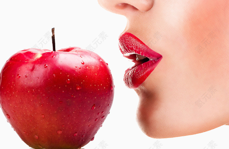 美妆达人与红苹果