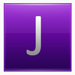 字母J紫图标
