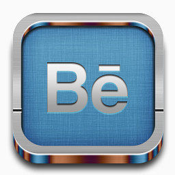 Behance公司Stainless-Steel-Social-Media-icons