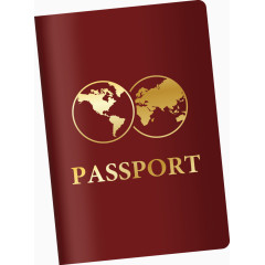 护照矢量图