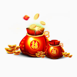 红色新年福袋金币