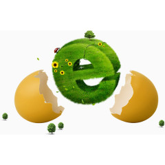 蛋壳里的E字母