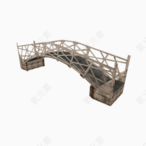 木桥吊桥