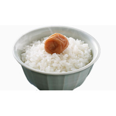 白瓷 米饭 酸梅