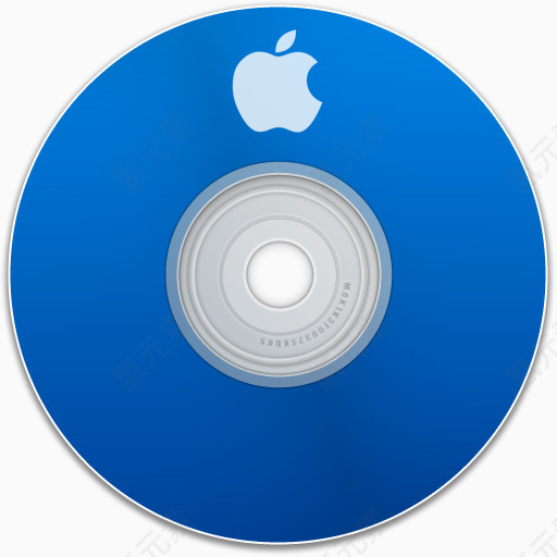 苹果蓝色CDDVD盘磁盘保存极端媒体