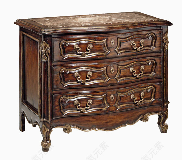 手绘柜子图片手绘桌子图片棕色木桌家具复古