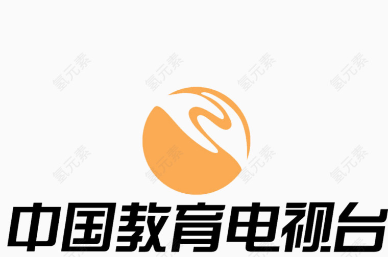 中国教育电视台logo