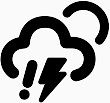 云冰雹闪电太阳Dripicons-Weather-icons