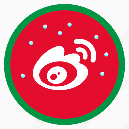 微博christmas-social-networking-icons