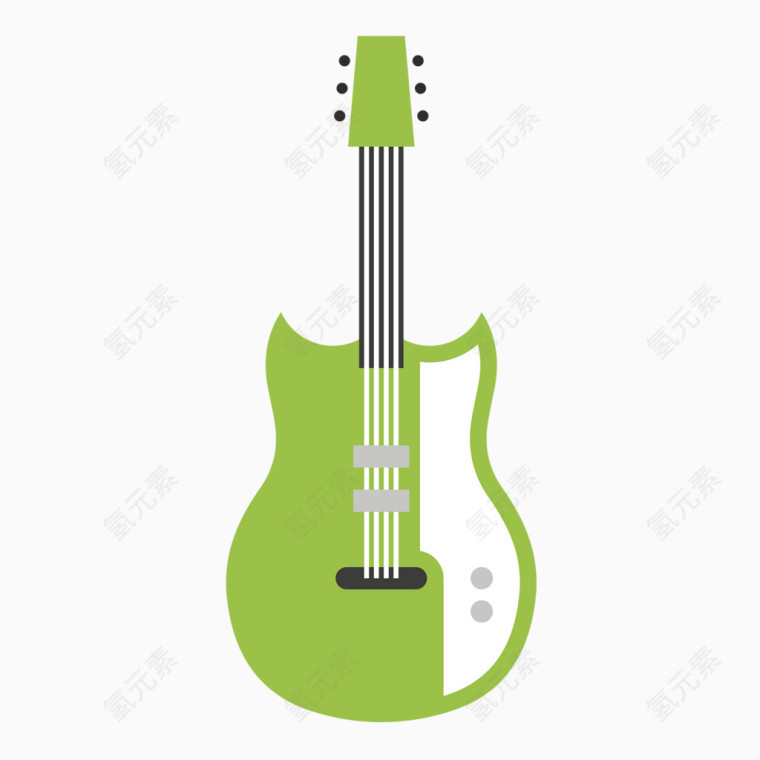 绿色吉他