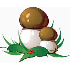 卡通蘑菇素材
