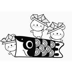 日式小清新卡通动物装饰