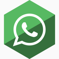 光泽六角媒体社会WhatsAppMiu六边形光泽的社会