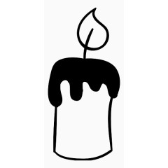蜡烛Handmade-Halloween-icons