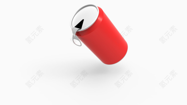 红色易拉罐