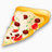 四十八比萨片iconshock食品西格玛小图标