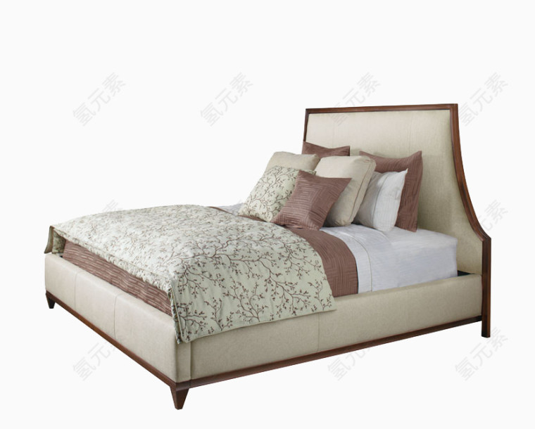 卧室家居模型 床