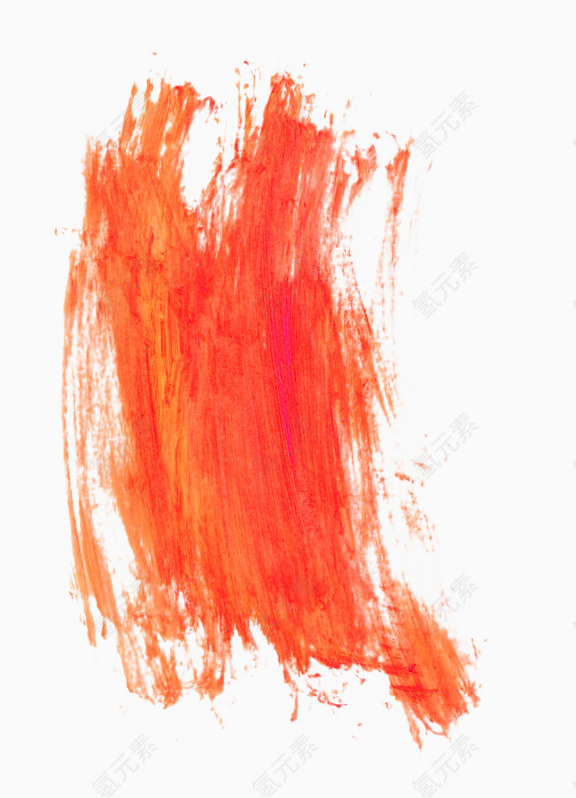 橙红色笔刷