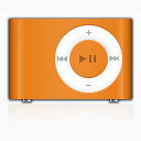 橙色iPod shuffle的颜色
