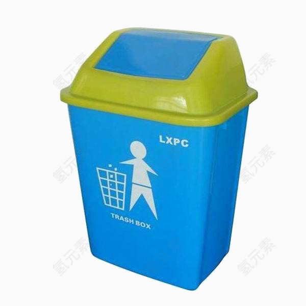 绿色垃圾桶