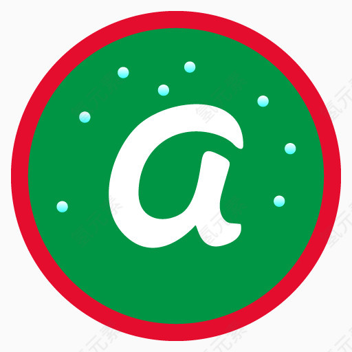 目的应用程序christmas-social-networking-icons