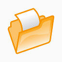 folder yellow open icon