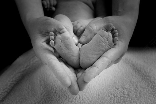 婴儿的脚,心,爱,母亲,孕产,脚趾,小,免費的照片,免费图片